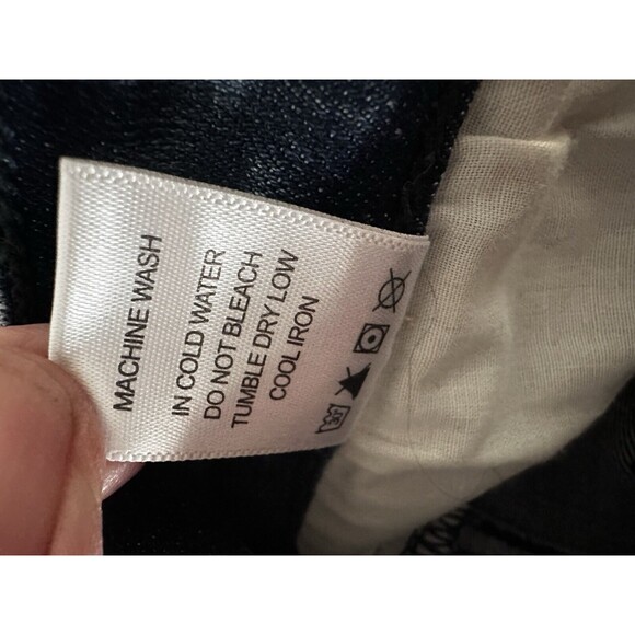 Judy Blue Jeans Women's 5/27 raw Hem Skinny Fit CROPPED Distressed mint - Picture 9 of 12